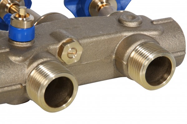 Bypass montageblok aansluiting waterontharder